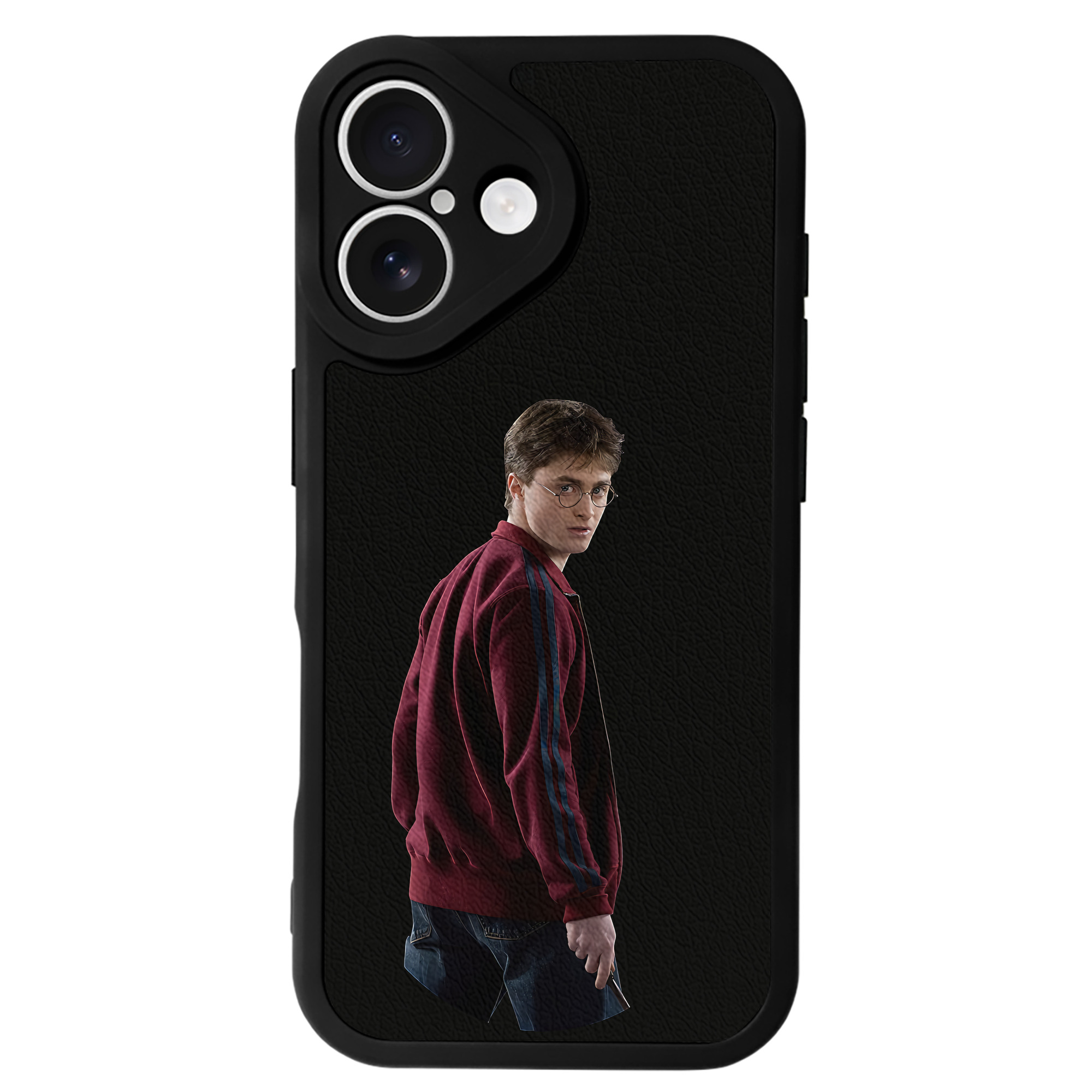 （画像用） Harry Potter ハリー・ポッターシリーズ 【iPhone 16シリーズ対応】シリコンスマホケース（レザー調） 材質：シリコン